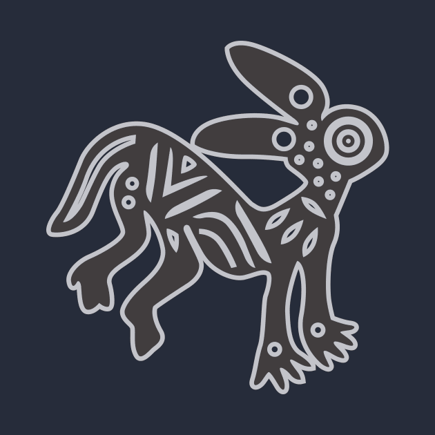 Pre-Hispanic rabbit from Veracruz by ocelotlcalli