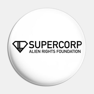 Supercorp Alien Rights Foundation Pin