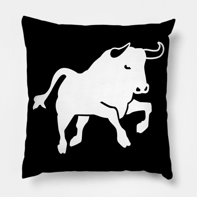 Bull Pillow by Designzz