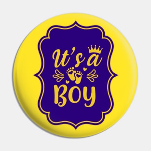 It's A Boy Pin