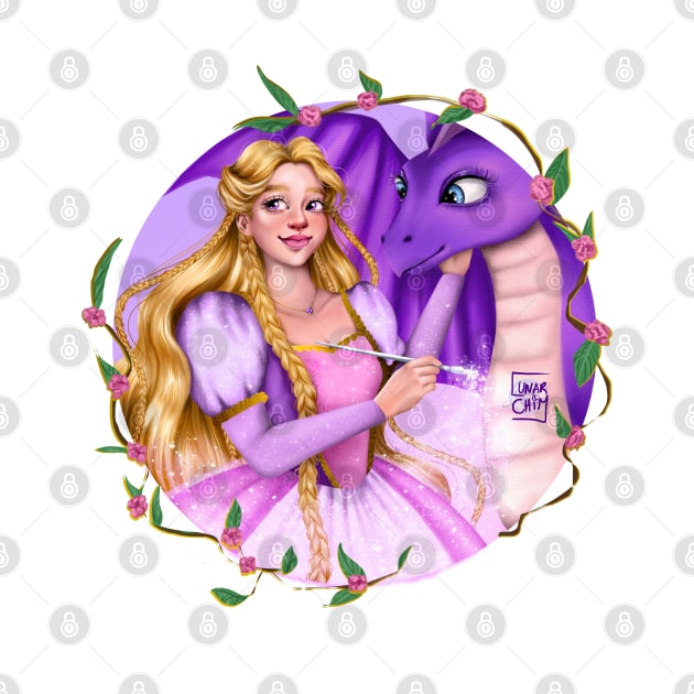 Barbie as Rapunzel by _LunarChim_