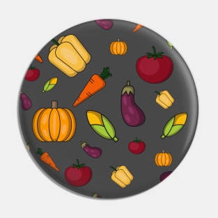 colorful seamless vegetables Pin