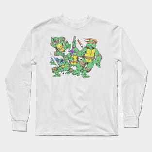 Anatomy of a Ninja Turtle Men's Premium Long Sleeve – Pop Up Tee