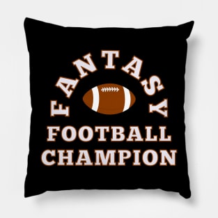 Fantasy football champion Pillow