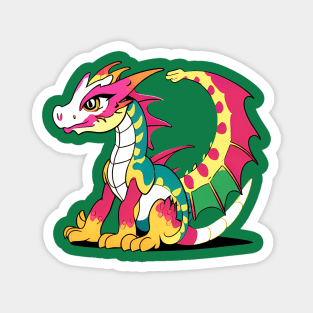 Cute Colorful Dragon Magnet