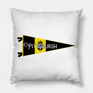 Pittsburgh Flag Pennant Pillow