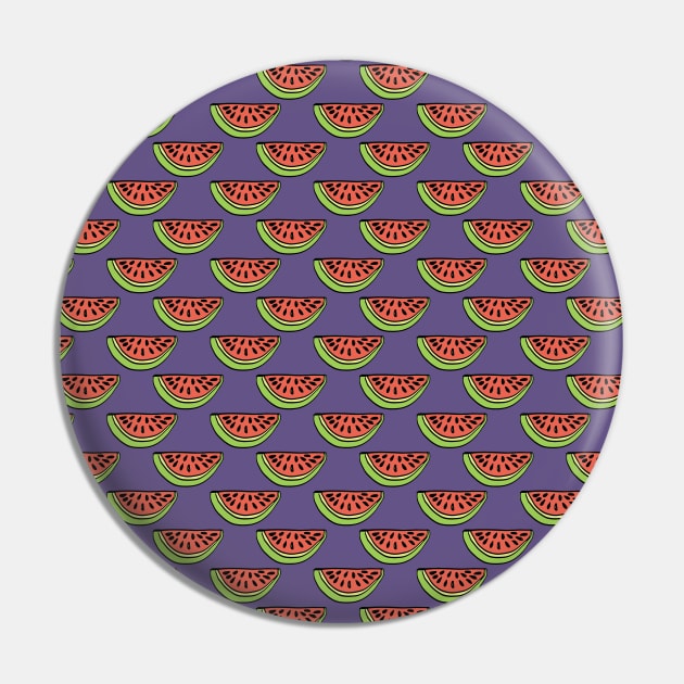 Purple Watermelon Splash! Pin by SWON Design