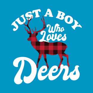Just a boy who loves Deers T-Shirt