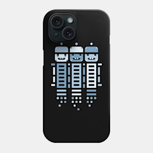 Acorn Rocket Bots Blue Phone Case