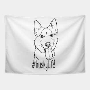 Husky Life Tapestry