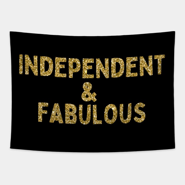 Independent & Fabulous, Singles Awareness Day Tapestry by DivShot 