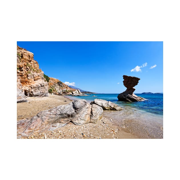 Rock formations at Liopessi near St. Peter in Andros, Greece by Constantinos Iliopoulos Photography