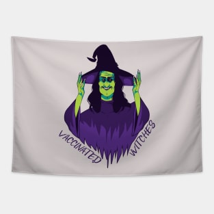 Vaccinated Witches Tapestry