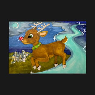 Shining flight Rudolph T-Shirt