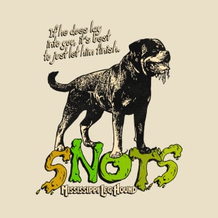 Snots the Mississippi Leg Hound - Christmas Vacation T-Shirt