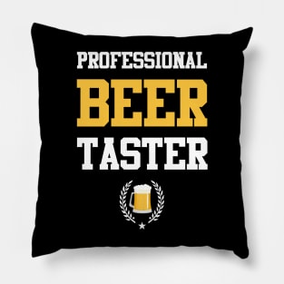 Professional beer taster Pillow