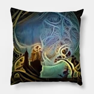 Silhouettes in the moonlight Pillow