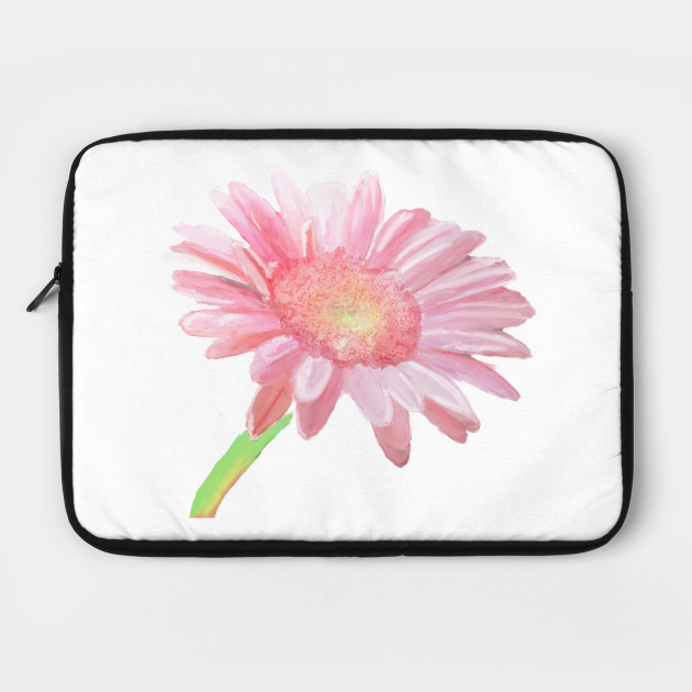 Pink Daisy Flower Laptop Case Teepublic