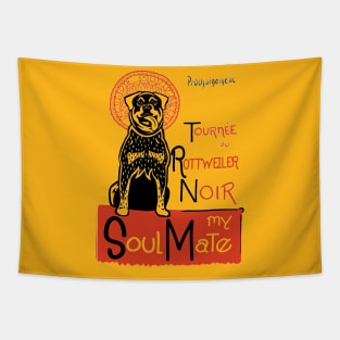 Funny Rottweiler Owner Gift Rottweiler Art Tapestry