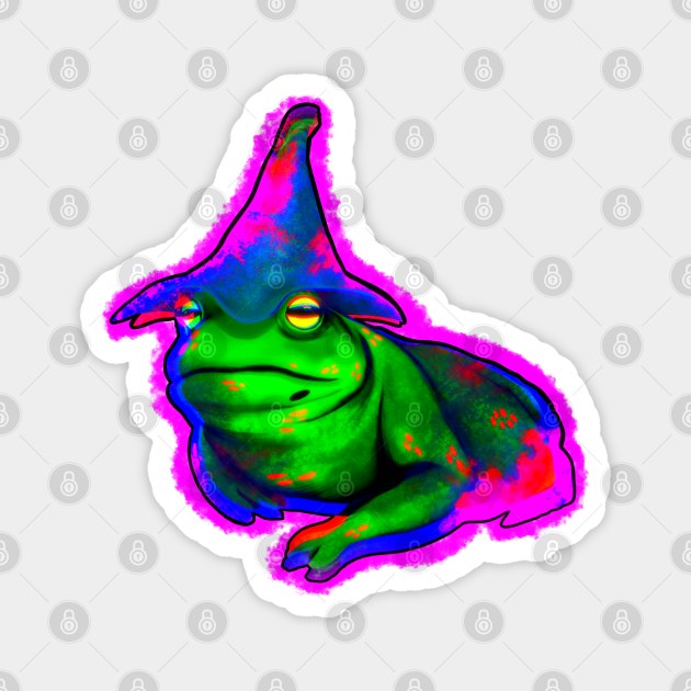 Mr. Magic Frog Magnet by Jamie Collins