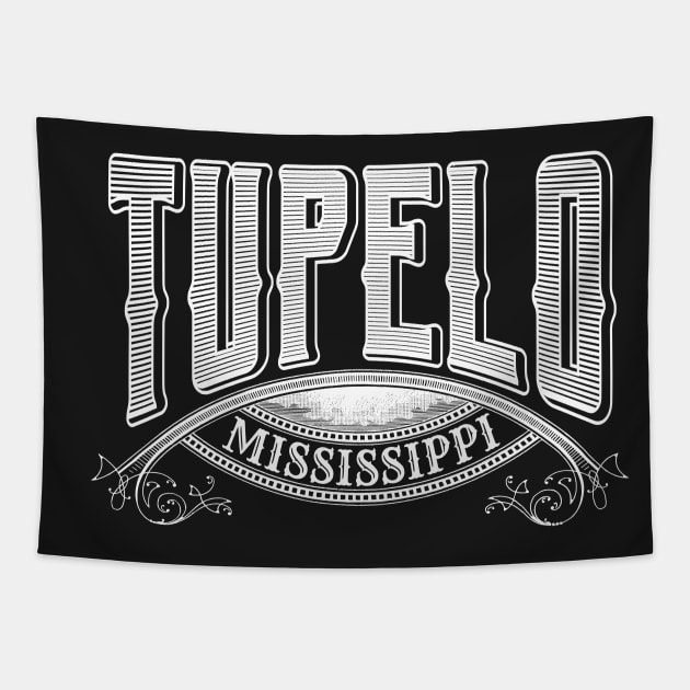 Vintage Tupelo, MS Tapestry by DonDota