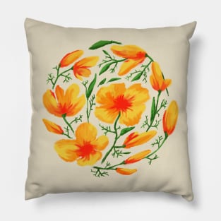 California poppy Pillow