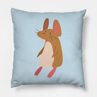 Little Brown Mouse Pillow