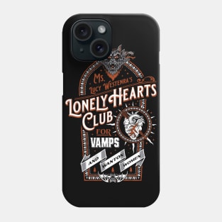 Vampire Lonely Hearts Club - Dracula  - Vintage Distressed Victorian Gothic Phone Case