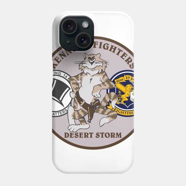 Kennedy Fighters - Desert Storm Tomcat Phone Case by MBK