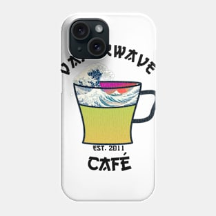 Vaporwave Aesthetic Great Wave Off Kanagawa Cafe Coffee Tea Phone Case