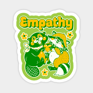 empathy - yellow/green/white Magnet