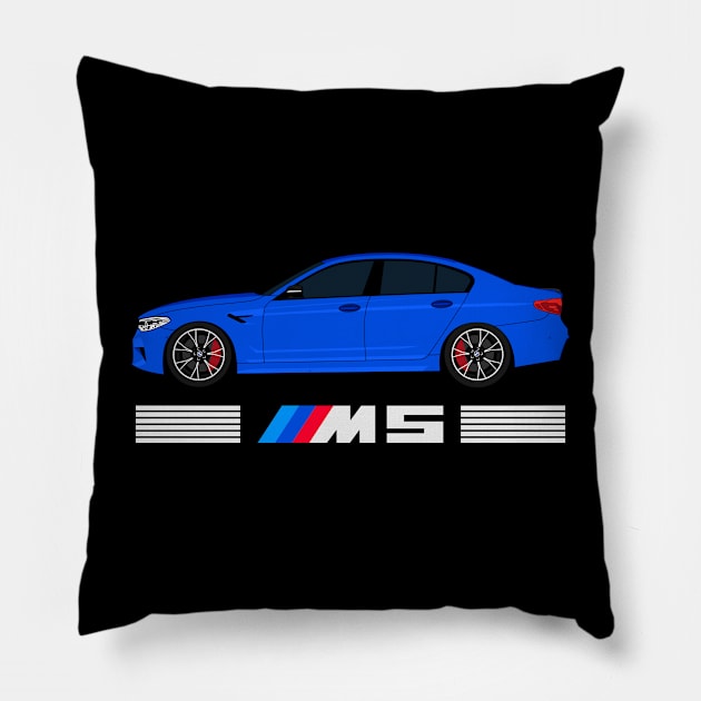 M5 Bimmer Performance Pillow by masjestudio