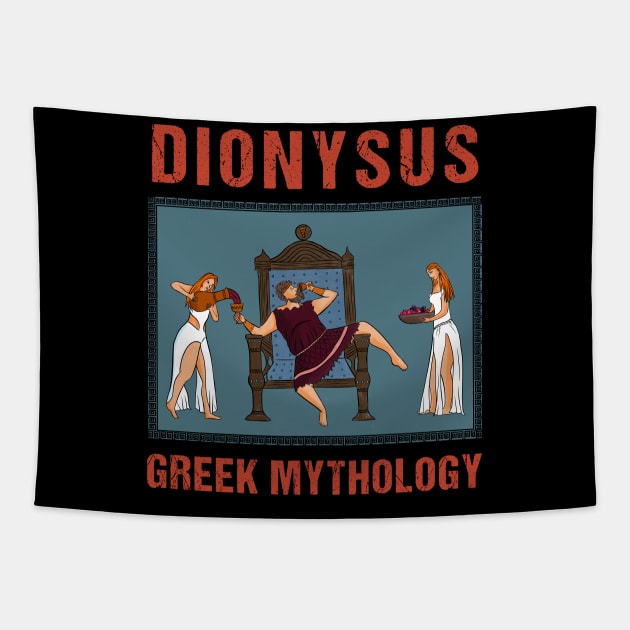 Dionysus greek mythology Tapestry by cypryanus