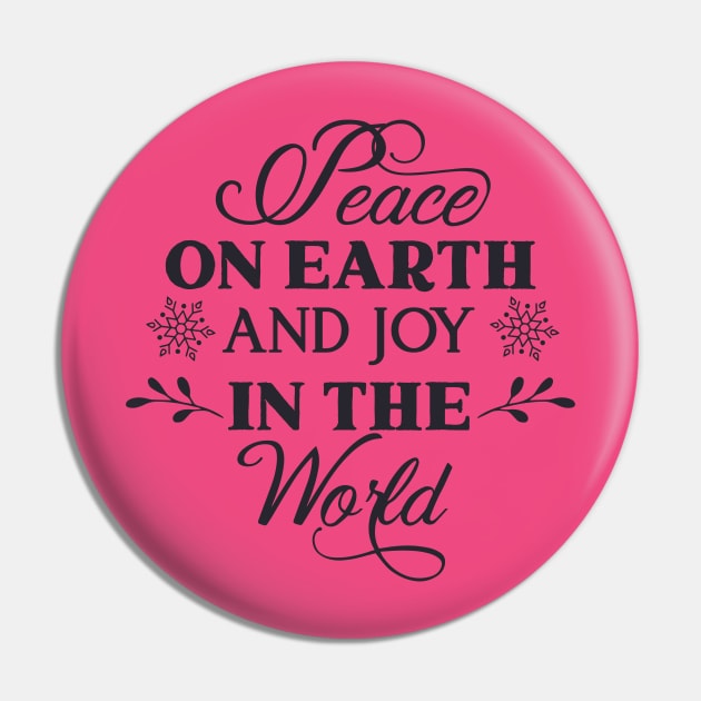 Peace T-shirt Pin by hippyhappy