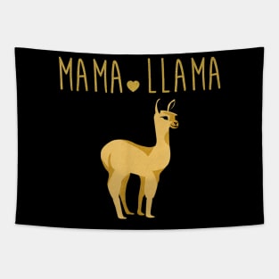 Mama Llama Funny T Shirt Gift For Mother's Day Tapestry