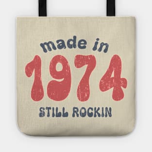 Made in 1974 still rocking vintage numbers Tote