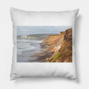 Compton Bay in Stormy Weather Pillow