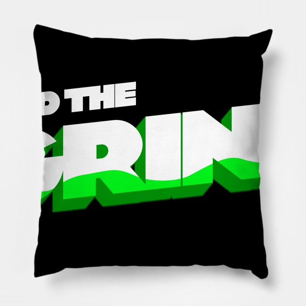 Mind the Grind Pillow by lesswiser