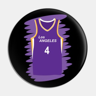 Uniform number 4 of the Los Angeles Sparks Pin