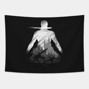 Monochrome Hunter Tapestry