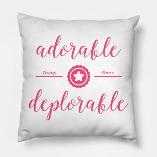 Adorable Deplorable Pillow