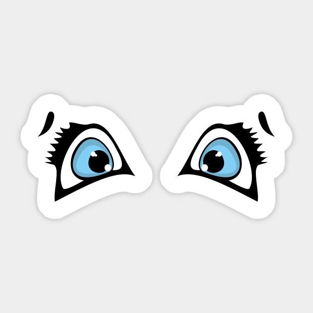 Manga Eyes Anime Manga Eyes Sticker Teepublic