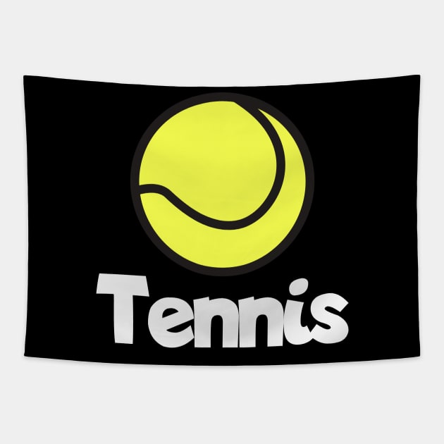 Tennis Tapestry by maxcode