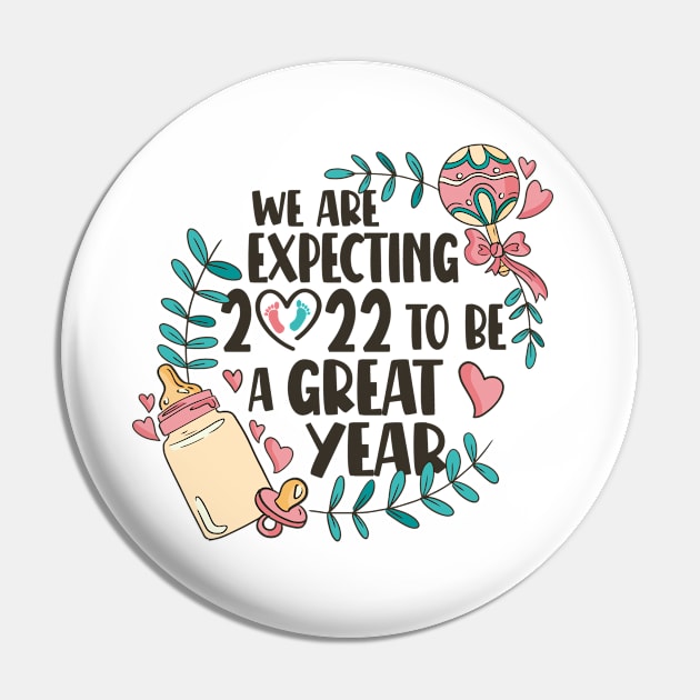 Baby Announcement -  We Are Expecting 2022 to Be a Great Year Pregnancy, Future Mom Pin by EleganceSpace