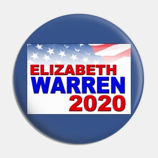 Elizabeth Warren for President in 2020 Pin