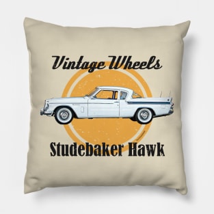 Vintage Wheels - Studebaker Hawk Pillow