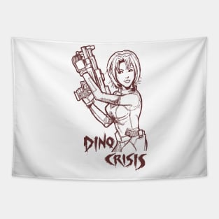 Dino Crisis Sketch Tapestry