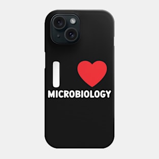 I Love Heart Microbiology Phone Case