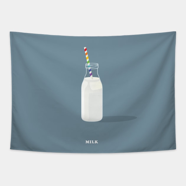 Milk - Alternative Movie Poster Tapestry by MoviePosterBoy