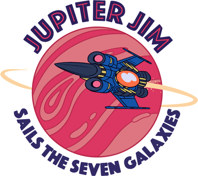 Jupiter Jim Sail The Seven Galaxies Kids T-Shirt by anitasafonova